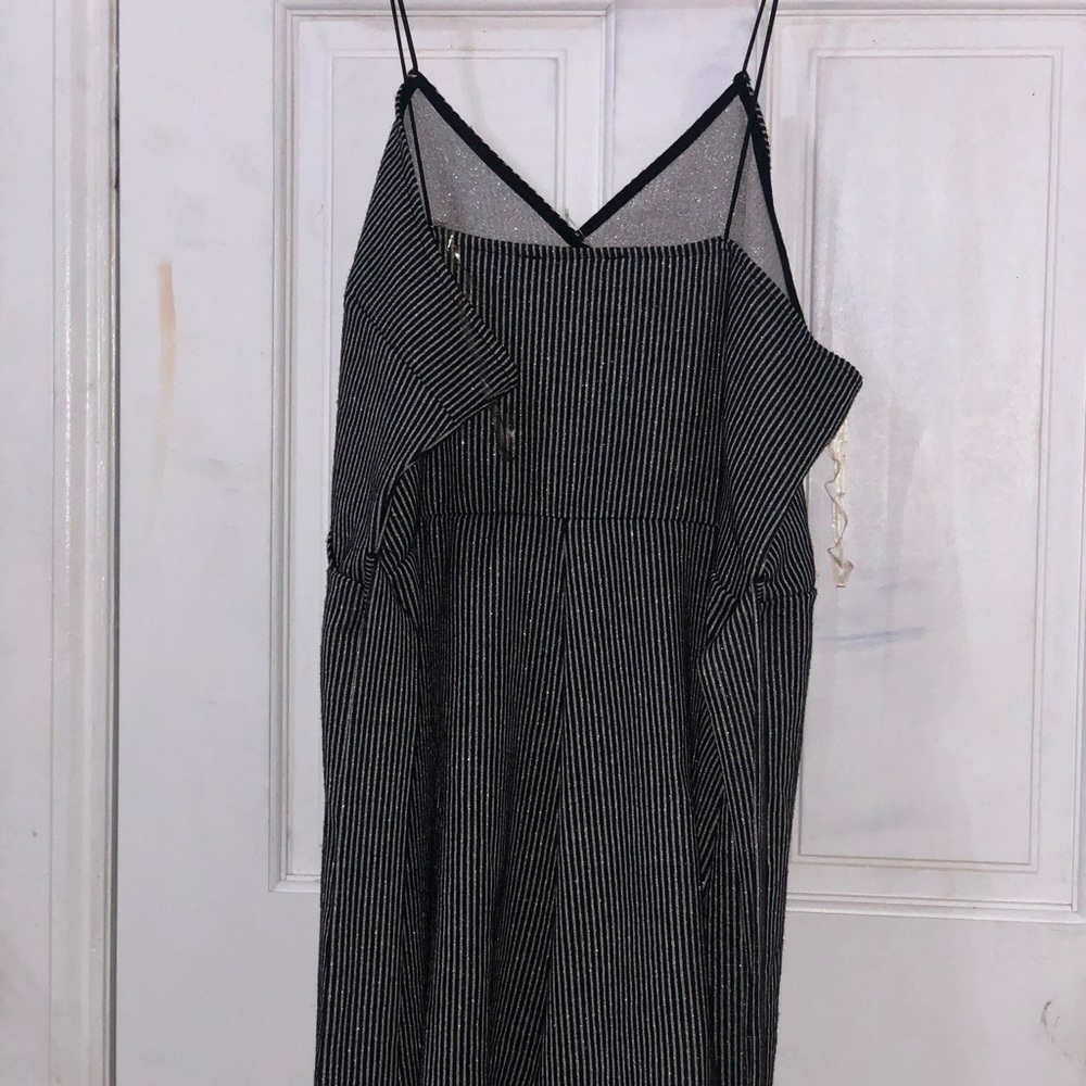 Black & Grey Sparkly Romper